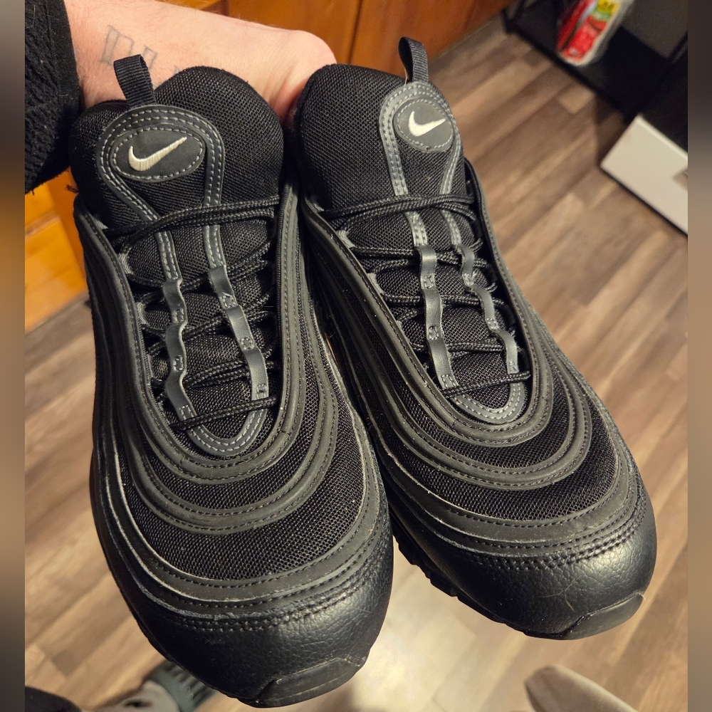Airmax 97s Tripple Black Mens 14 - Picture 16 of 16